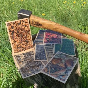 Carte Postale en Bois